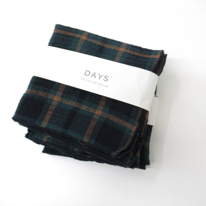 DAYS  リネン大判ハンカチ /GR系56 【日本製】